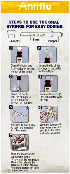 Antiflu Suspension 75Ml Antiflu Suspension 75Ml