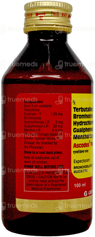 Ascodex Plus Expectorant 100ml