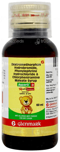 Ascoril D Junior Syrup 60ml