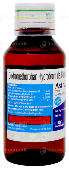 Asthakind Dx Sugar Free Syrup 100ml Asthakind Dx Sugar Free Syrup 100ml