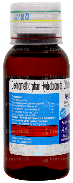Asthakind Dx Sugar Free Syrup 60ml Asthakind Dx Sugar Free Syrup 60ml
