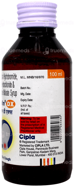 Asthalin Dx Syrup 100Ml