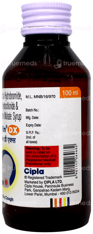 Asthalin Dx Syrup 100Ml