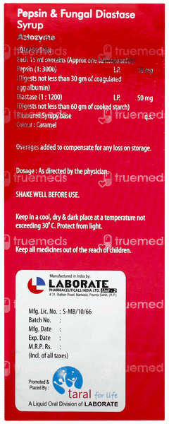 Astozyme Pineapple Syrup 200ml