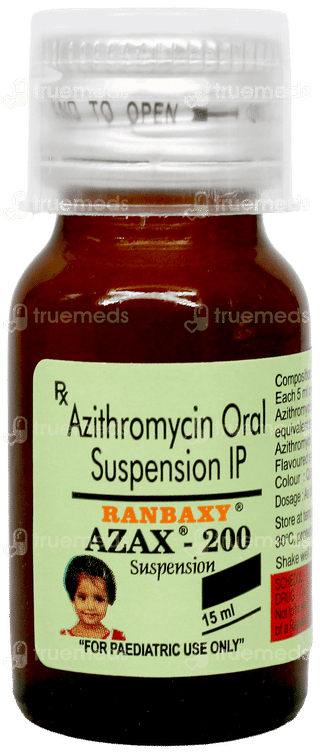 Azax 200 Suspension 15Ml