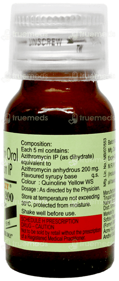 Azax 200 Suspension 15Ml