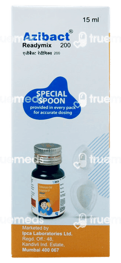Azibact Readymix 200 Suspension 15ml Azibact Readymix 200 Suspension 15ml