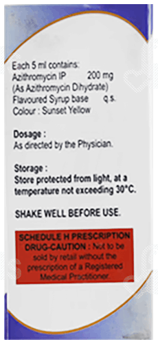 Azilin Ds 200 Mg Syrup 15 Ml