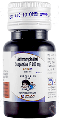 Azilin Ds 200 Mg Syrup 15 Ml