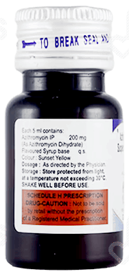 Azilin Ds 200 Mg Syrup 15 Ml