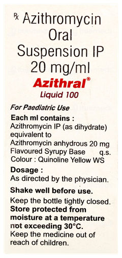 Azithral 100 Liquid 15ml