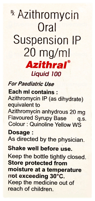 Azithral 100 Liquid 15ml