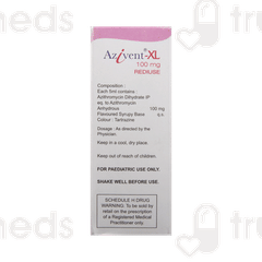 Azivent Xl 100mg Rediuse Suspension 30ml Azivent Xl 100mg Rediuse Suspension 30ml