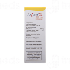 Azivent Xl 200mg Rediuse Suspension 30ml Azivent Xl 200mg Rediuse Suspension 30ml