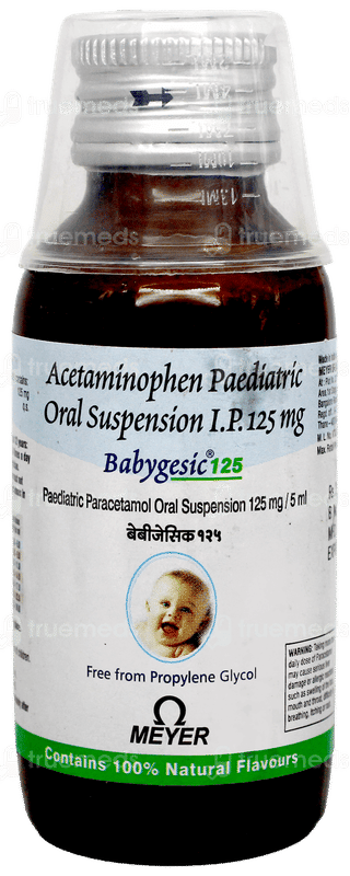 Babygesic 125 Suspension 60Ml