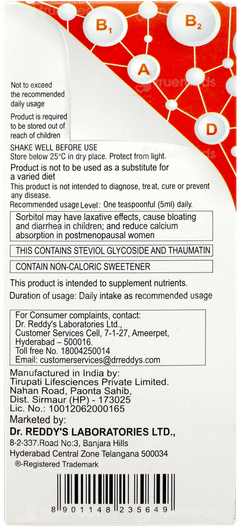 Becozinc H Mixed Fruit Flavour Syrup 200ml