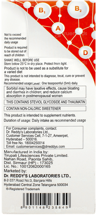 Becozinc H Mixed Fruit Flavour Syrup 200ml