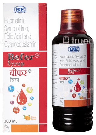 Befer Orange Flavour Syrup 200Ml