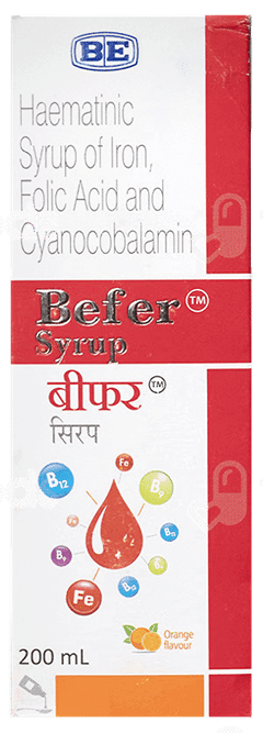 Befer Orange Flavour Syrup 200Ml