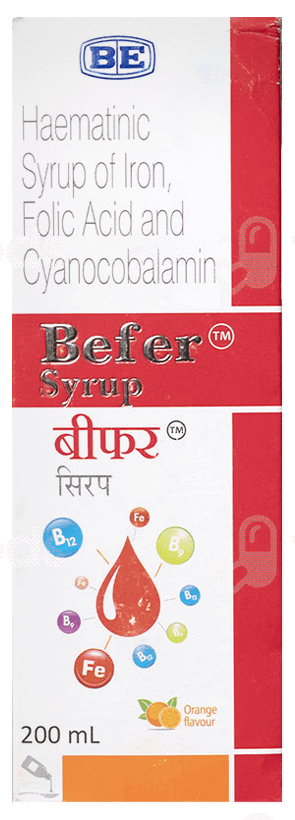 Befer Orange Flavour Syrup 200Ml