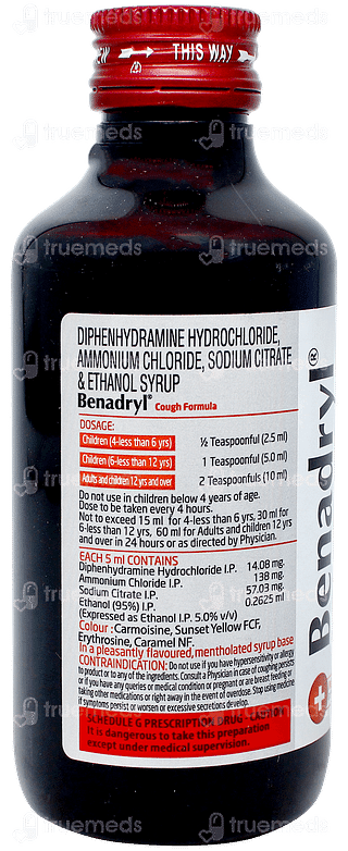 Benadryl Cough Formula Syrup 150ml