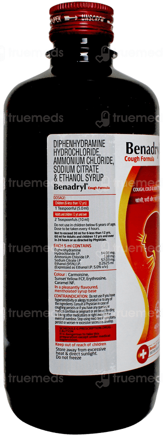 Benadryl Cough Formula Syrup 450ml