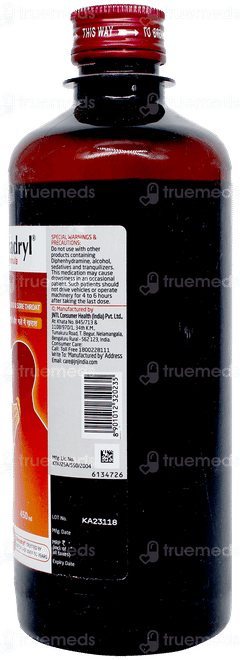 Benadryl Syrup 450ml Benadryl Syrup 450ml