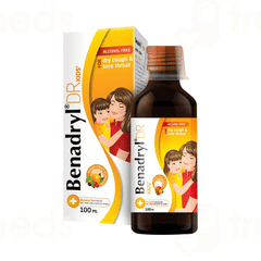 Benadryl Dr Kids Mixfruit Flavour Syrup 100ml Benadryl Dr Kids Mixfruit Flavour Syrup 100ml
