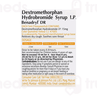 Benadryl Dr Kids Mixfruit Flavour Syrup 100ml