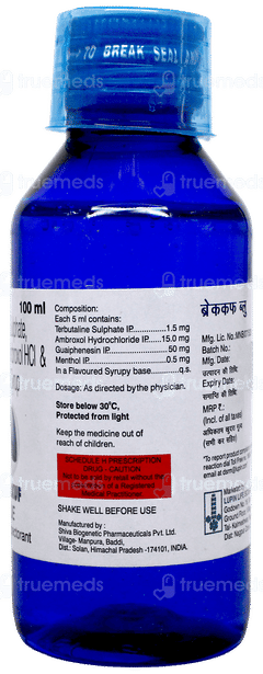 Breakuf Blue Expectorant 100ml Breakuf Blue Expectorant 100ml