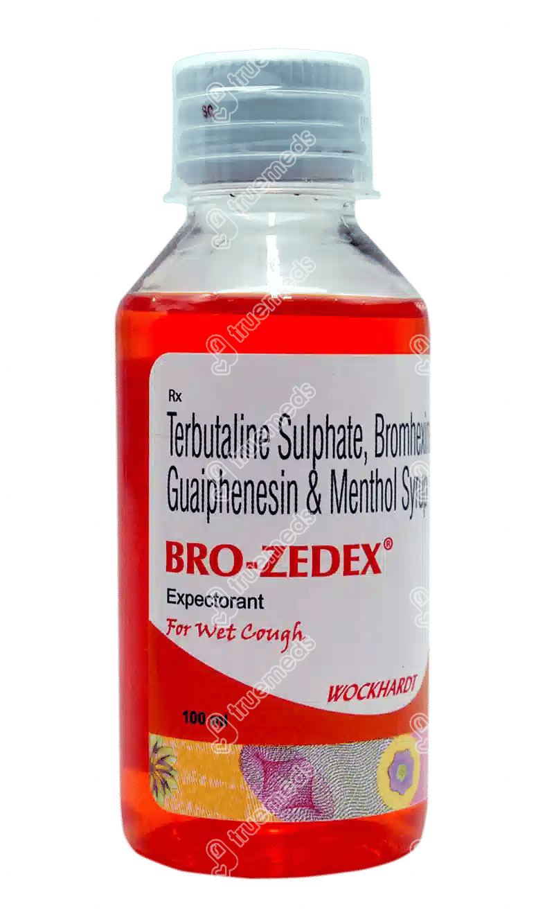 Bro Zedex 50/1.25/4 MG Syrup 100 ML Order Bro Zedex 50/1.25/4 MG