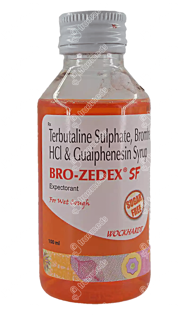 Bro Zedex Sf 50 1 25 4 MG Syrup 100 ML Order Bro Zedex Sf 50 1 25 4