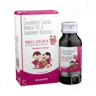 Bro Zedex Ls Kid Raspberry Flavour Expectorant 60ml