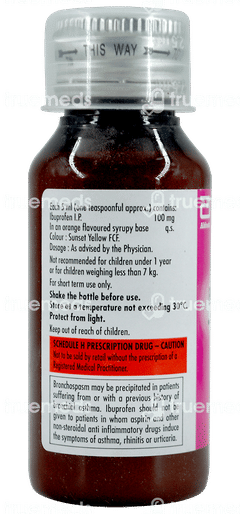 Brufen Junior Orange Flavour Suspension 60ml