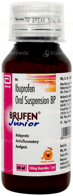 Brufen Junior Orange Flavour Suspension 60ml
