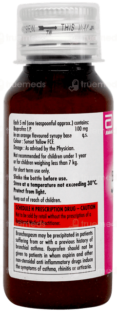 Brufen Junior Orange Flavour Suspension 60ml