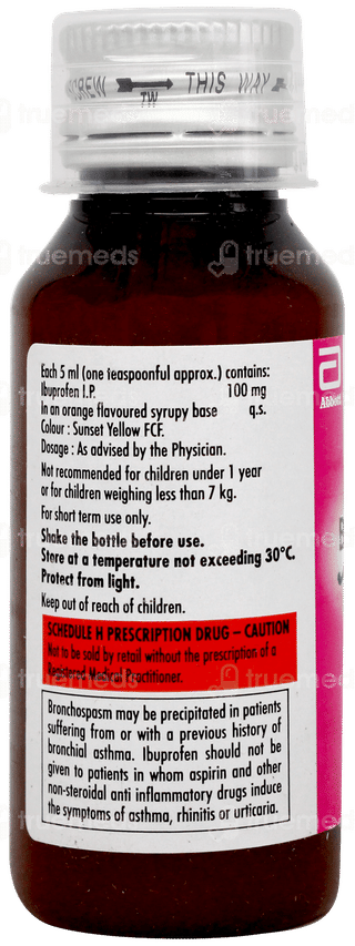 Brufen Junior Orange Flavour Suspension 60ml