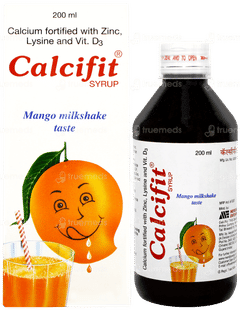 Calcifit Mango Milkshake Flavour Syrup 200ml