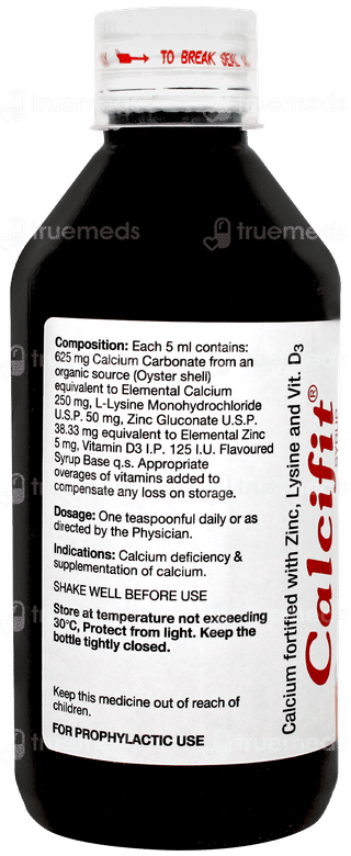 Calcifit Mango Milkshake Flavour Syrup 200ml