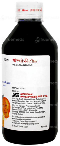 Calcifit Mango Milkshake Flavour Syrup 200ml