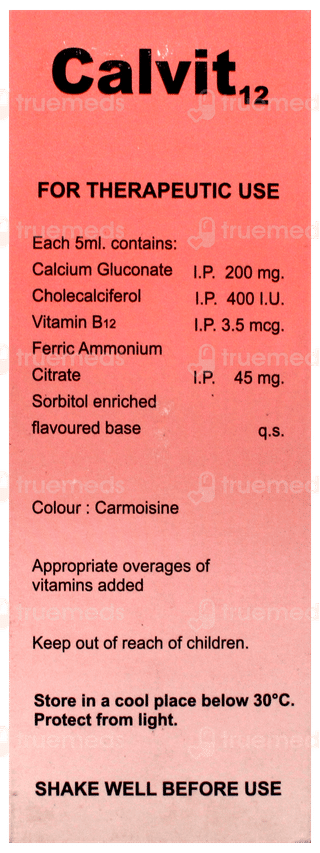 Calvit 12 Syrup 200Ml