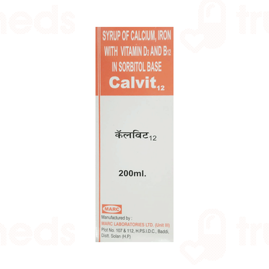Calvit 12 Syrup 200 Ml - Uses, Side Effects, Dosage, Price | Truemeds