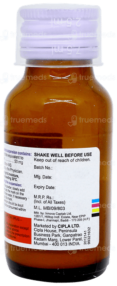 Cefix Pineapple Flavour Dry Syrup 30ml Cefix Pineapple Flavour Dry Syrup 30ml