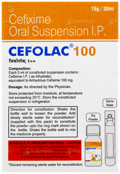 Cefolac 100 Suspension 30ml