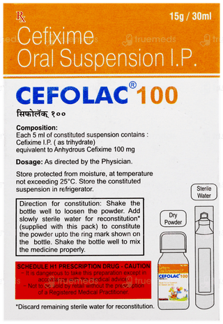 Cefolac 100 Suspension 30ml