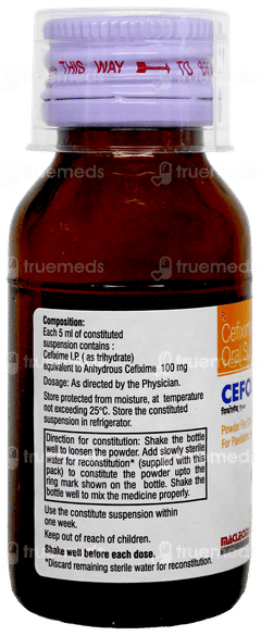 Cefolac 100 Suspension 30ml