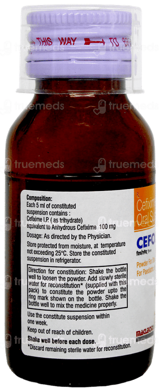 Cefolac 100 Suspension 30ml