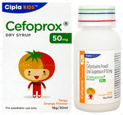 Cefoprox 50mg Tangy Orange Flavour Dry Syrup 30ml