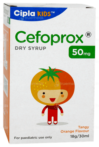 Cefoprox 50mg Tangy Orange Flavour Dry Syrup 30ml