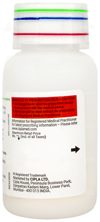 Cefoprox 50mg Tangy Orange Flavour Dry Syrup 30ml